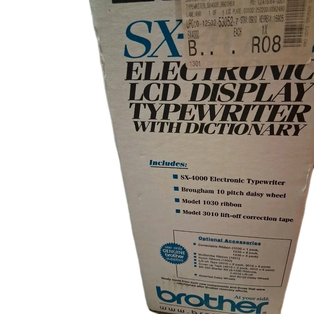 Open Box Brother SX-4000 Electronic Display Typewriter